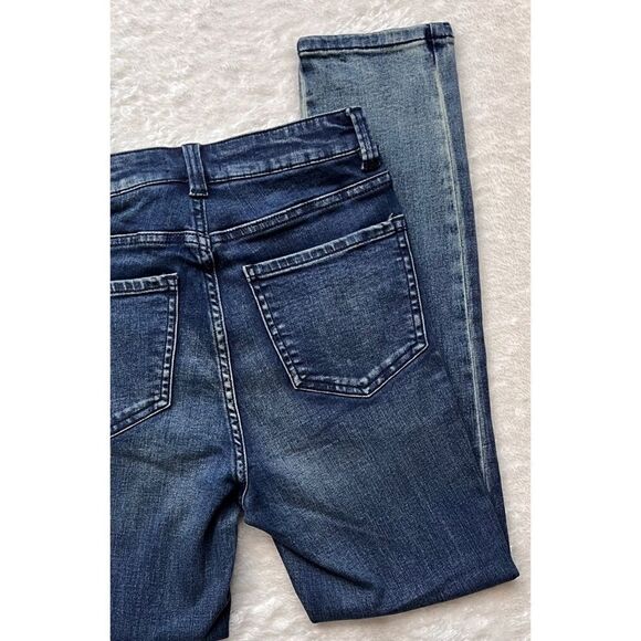 NWT UNIVERSAL STANDARD Seine High Rise 27” Skinny Jeans in Distressed Blue, 00 - Picture 15 of 15
